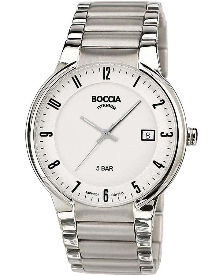 Часы Boccia Titanium 3629-02 — мужские, белый