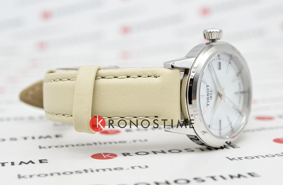 Часы Tissot Classic Dream Lady T129.210.16.111.00 — женские, кожаный
