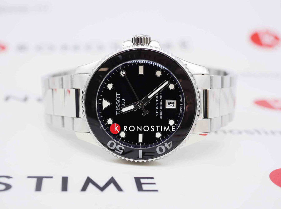Часы Tissot Seastar 1000 T120.210.11.051.00 — Швейцария, кварцевые