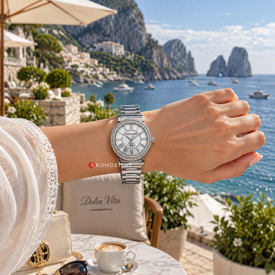 Часы Roberto Cavalli Lavico RC5L039M1045 — нержавеющая сталь, женские