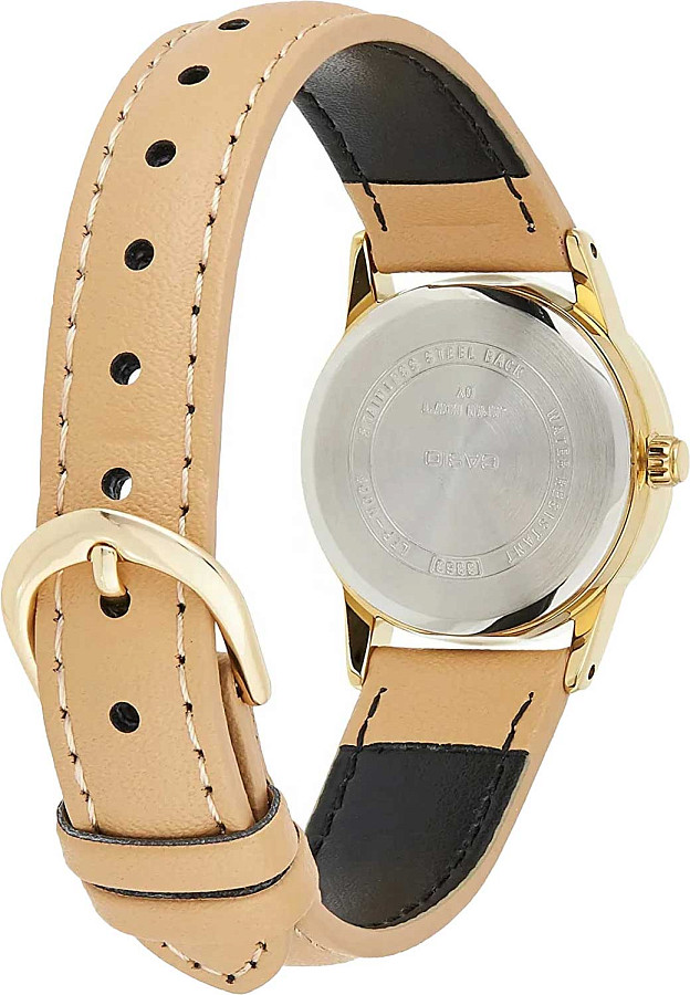 Часы Casio Collection LTP-V002GL-7B3 — кожаный, женские