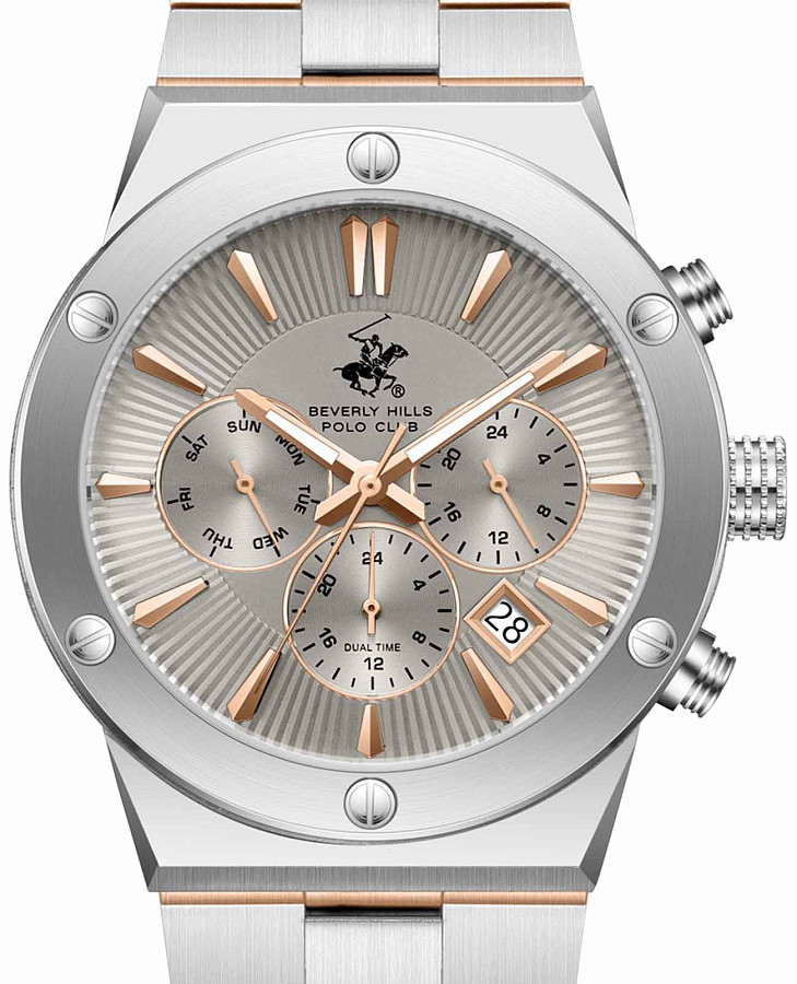 Часы Beverly Hills Polo Club BP3871X.560 — кварцевые, сталь металл