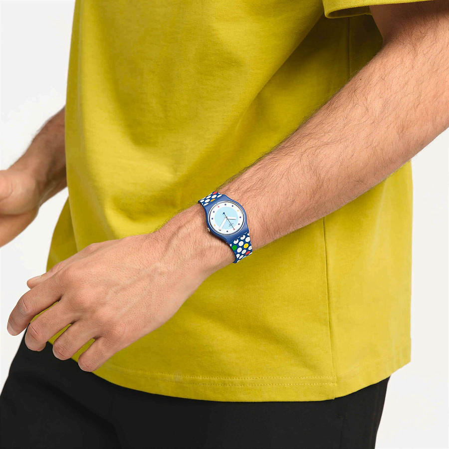 Часы Swatch Gent Biosourced Standard SO28N115 — силикон, мужские