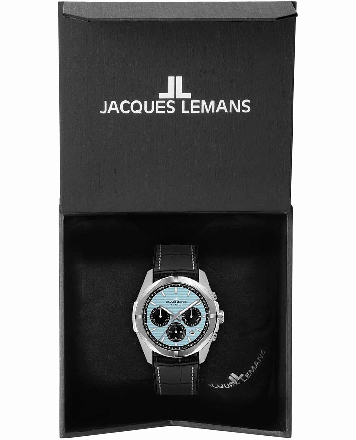 Часы Jacques Lemans Melbourne 1-2180E — кварцевые, металл сталь