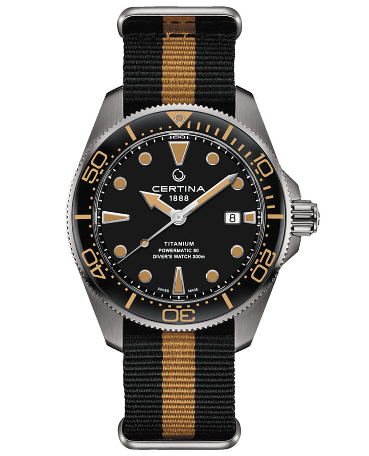 Часы Certina DS Action Diver C032.607.48.051.00 — мужские, черный