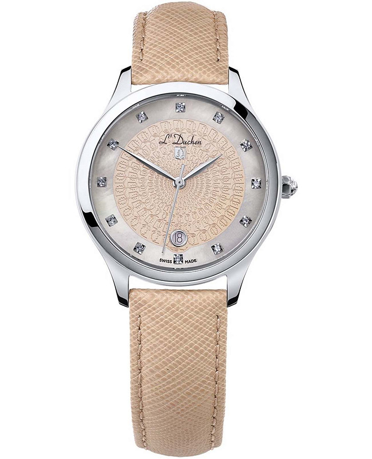 Часы L'Duchen Grace D 791.15.35 — женские, бежевый