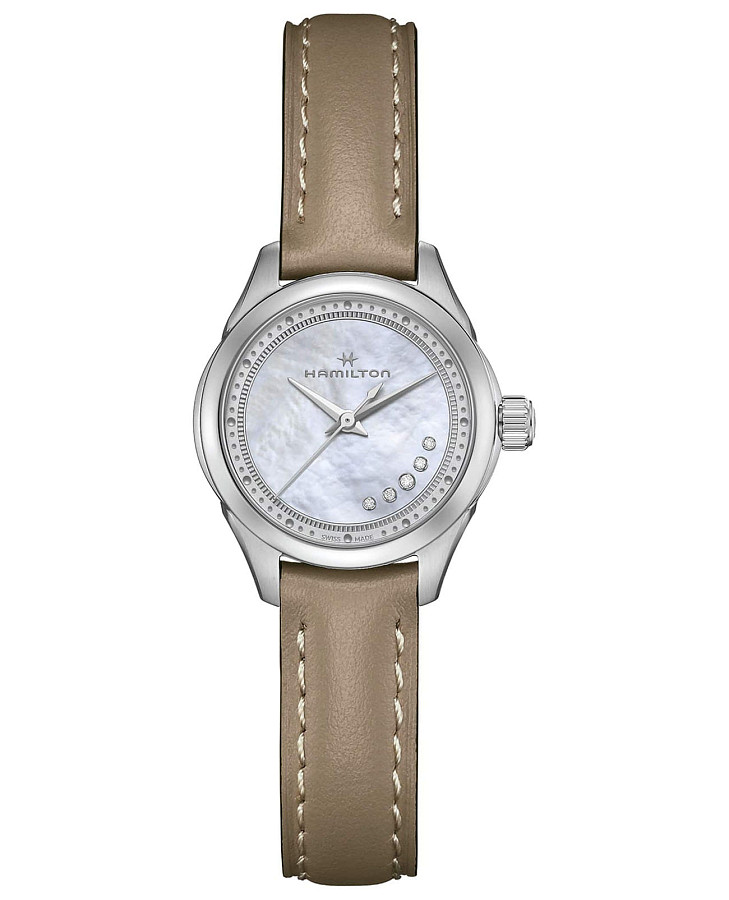 Часы Hamilton Jazzmaster Lady Quartz H32111890 — женские, перламутровый