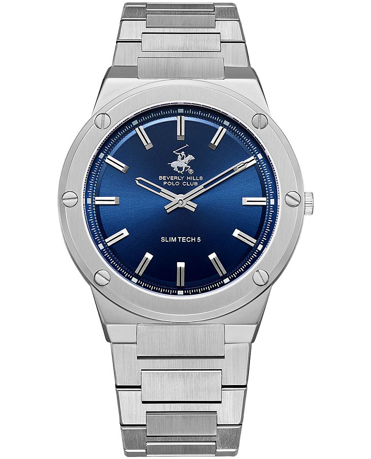 Часы Beverly Hills Polo Club Quartz BP3717X.390 — мужские, синий