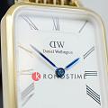 Шведские наручные часы Daniel Wellington Quadro Roman Numerals 5-Link Gold DW00100688, фото 4