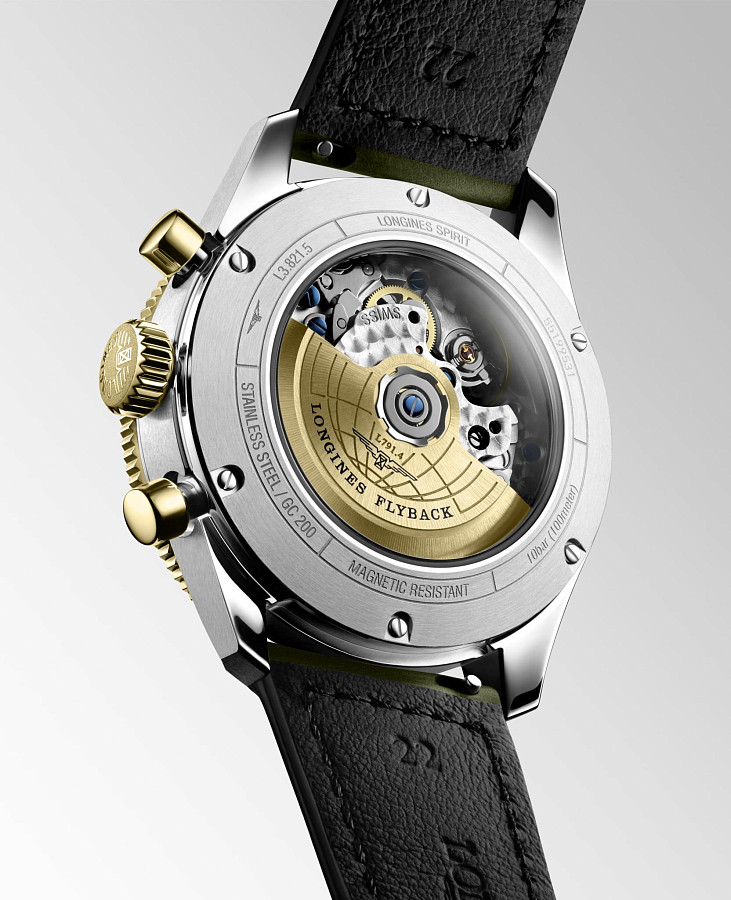 Часы Longines Spirit Flyback L3.821.5.53.2 — металл сталь, Швейцария