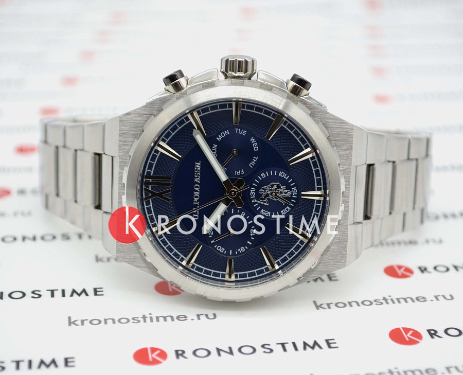 Часы U.S. Polo Assn. Crossing USPA1030-01 — нержавеющая сталь, мужские