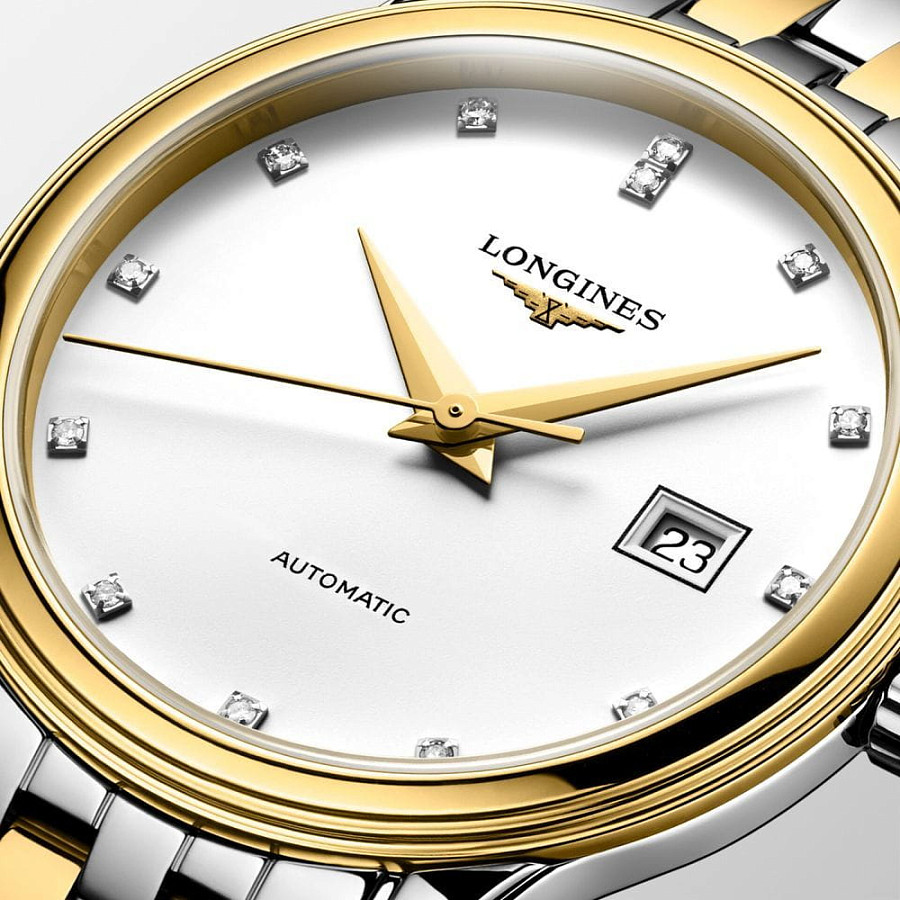 Часы Longines Flagship L4.374.3.17.7 — механические, сталь металл