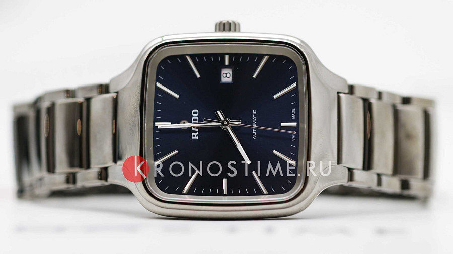 Часы Rado True Square Automatic R27077202 — мужские, титан + высокотехнологичная плазменная керамика