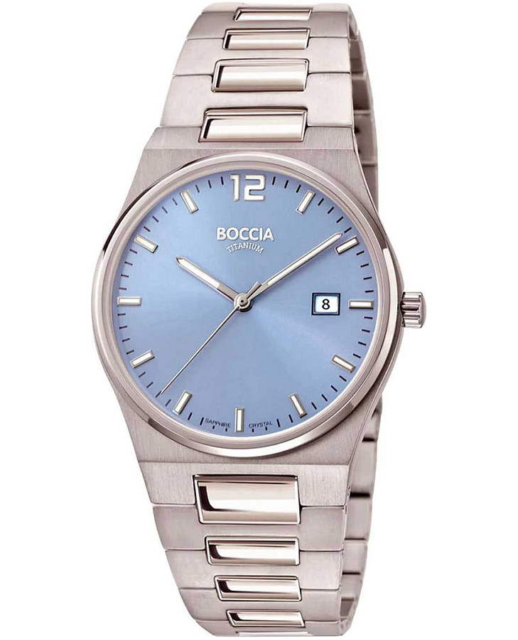 Часы Boccia Titanium Circle-Oval 3357-01 — женские, голубой
