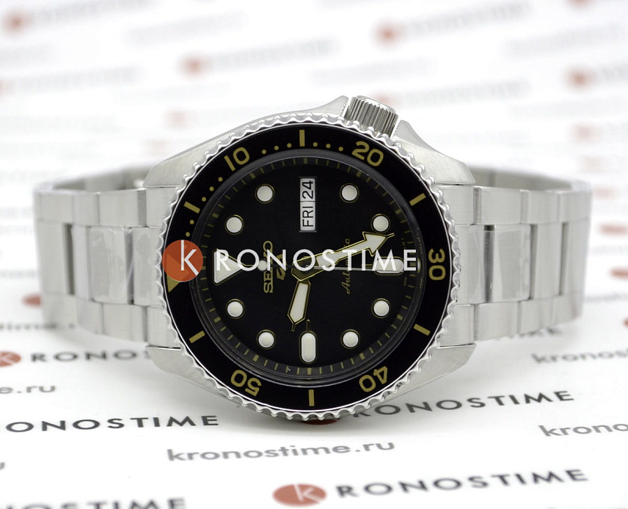 Часы Seiko 5 Sports SRPD57K1S — механические, сталь металл