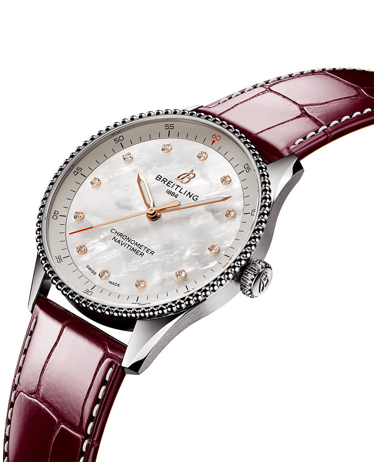 Часы Breitling Navitimer Automatic 32 A77320E61A2P2 — механические, сталь металл