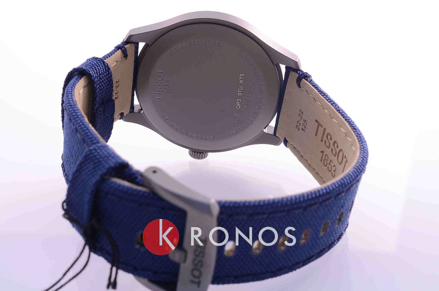Часы Tissot Gent XL T116.410.37.047.00 — синий, сталь металл