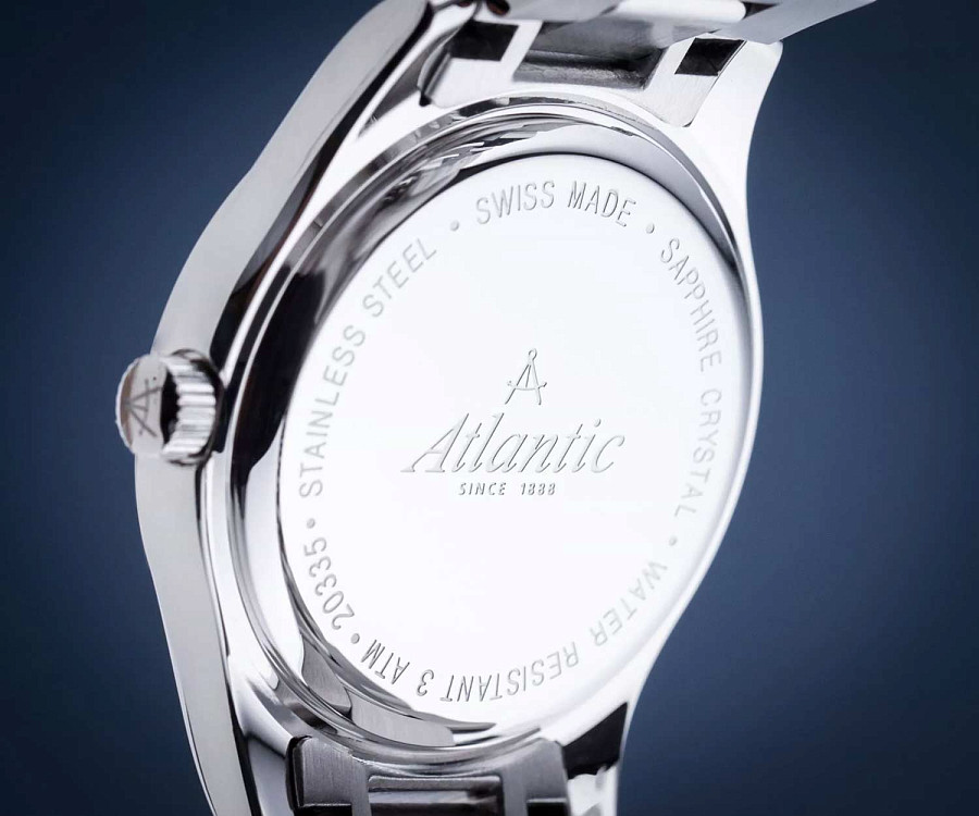 Часы Atlantic Seapair 20335.41.07BK — нержавеющая сталь, женские