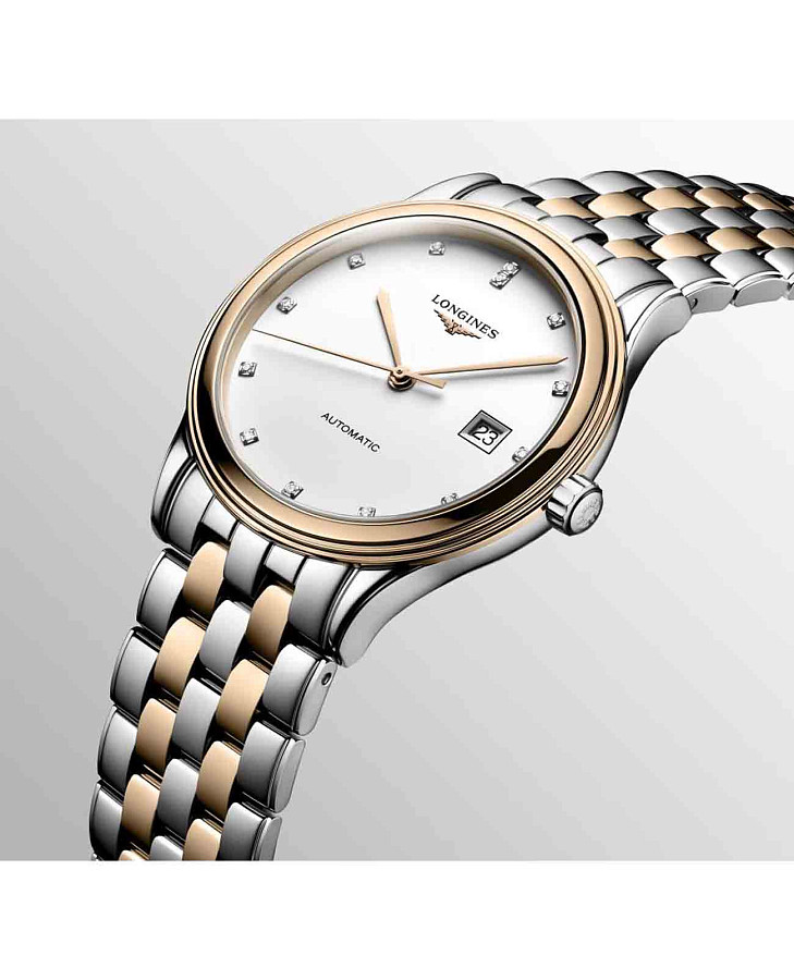 Часы Longines Flagship L4.984.3.99.7 — женские, сталь c pvd покрытием
