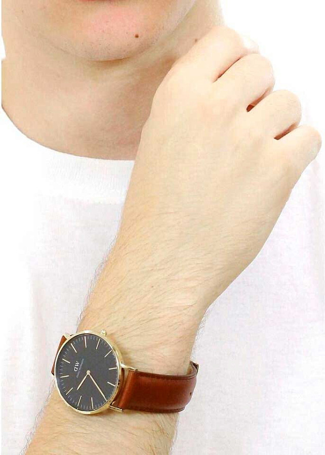 Часы Daniel Wellington Classic St Mawes Gold DW00100543 — сталь металл, Швеция