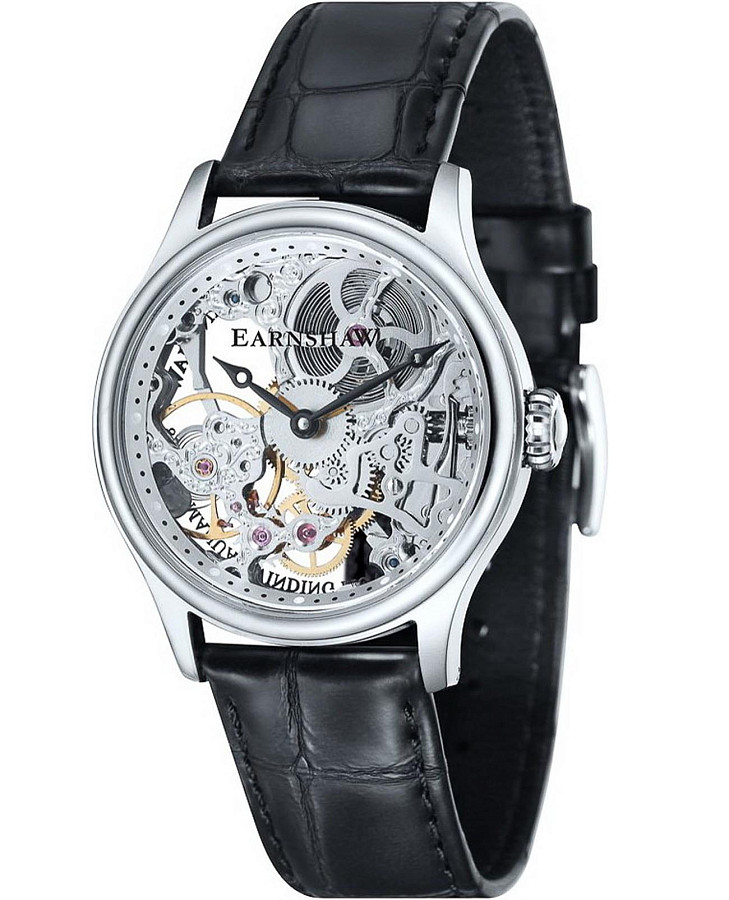 Часы Earnshaw Bauer ES-8049-01 — мужские, серебристый
