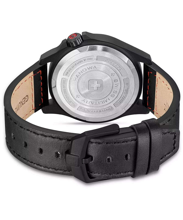 Часы Swiss Military Hanowa SMWGB0005241 — мужские, кожаный