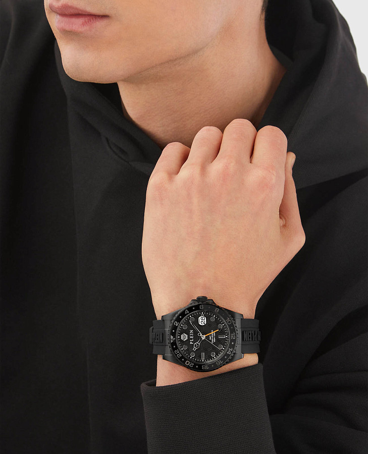 Часы Philipp Plein GMT-I Challenger PWYBA1023 — кварцевые, сталь металл