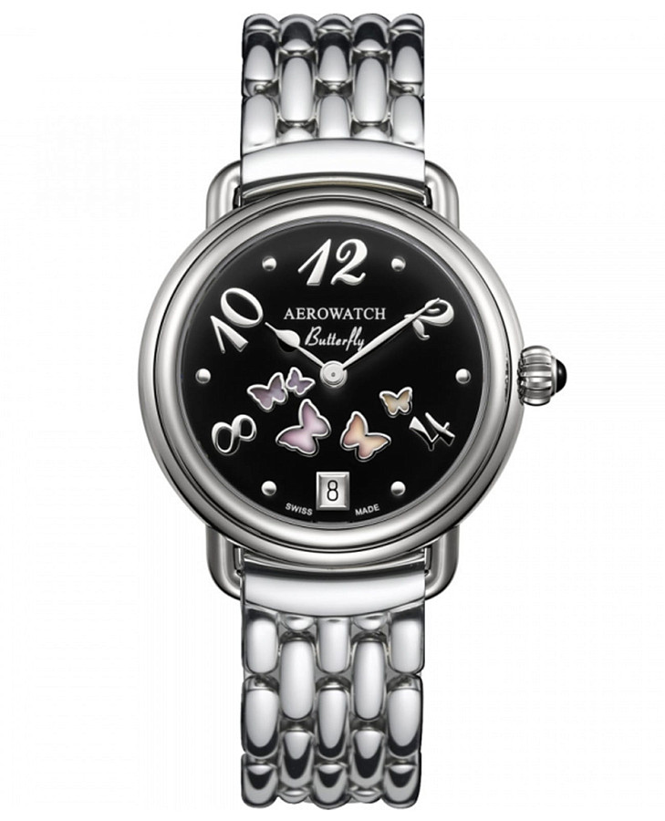 Часы Aerowatch 1942 44960 AA03 M — женские, черный