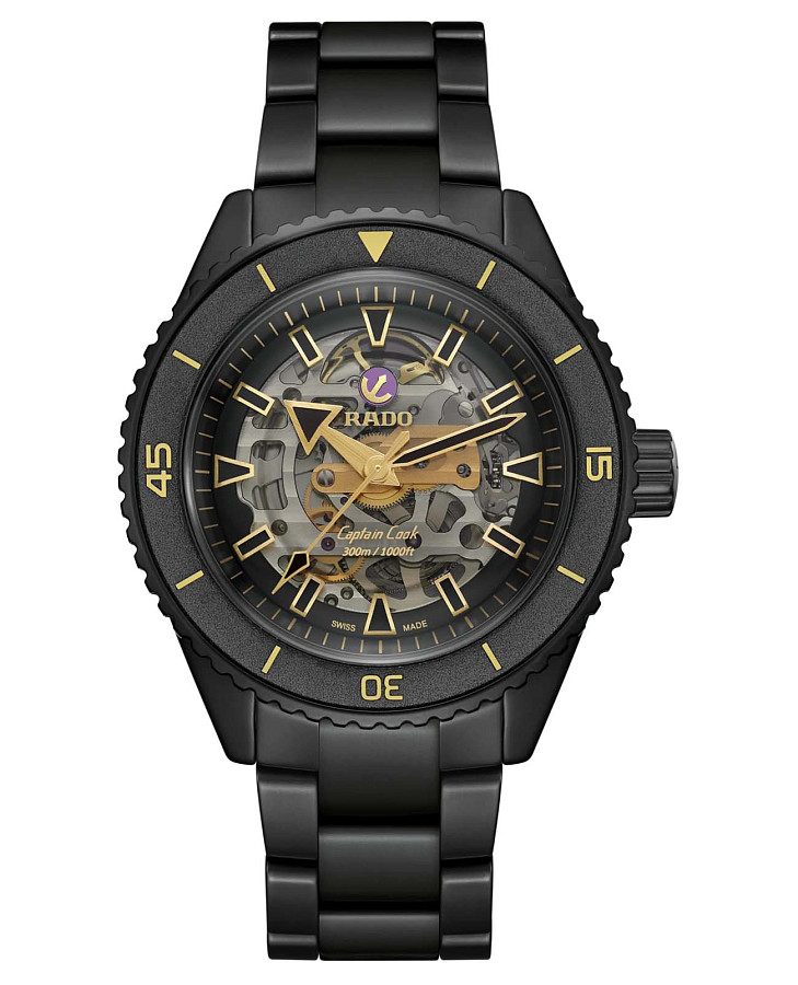 Часы Rado Captain Cook High-Tech Ceramic R32147162 — мужские, зеленый