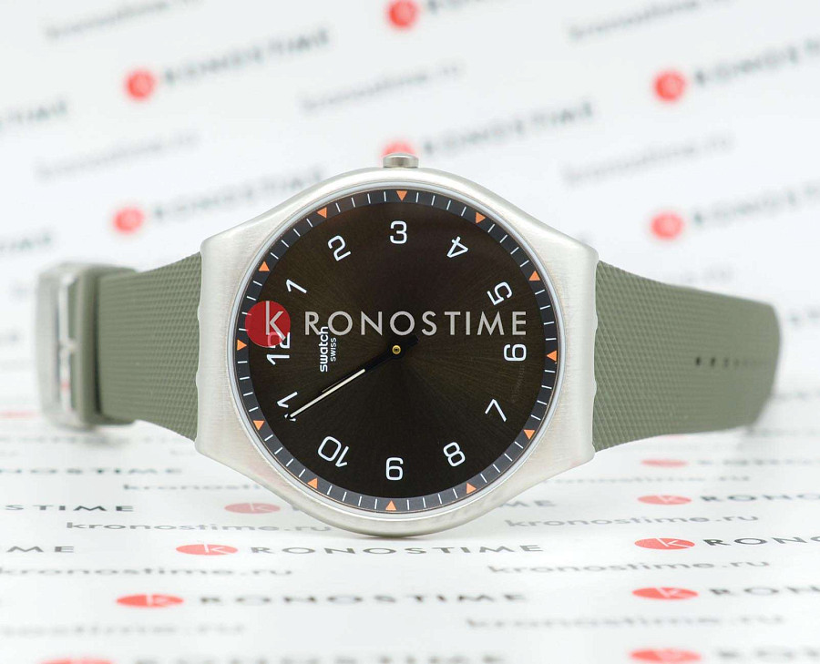 Часы Swatch Skin Irony 42 SS07S103 — кварцевые, металл сталь