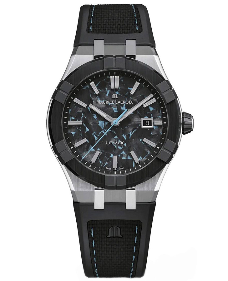 Часы Maurice Lacroix Aikon-Ic Frozen Carbon AC6008-SSL20-430-2 — мужские, серый