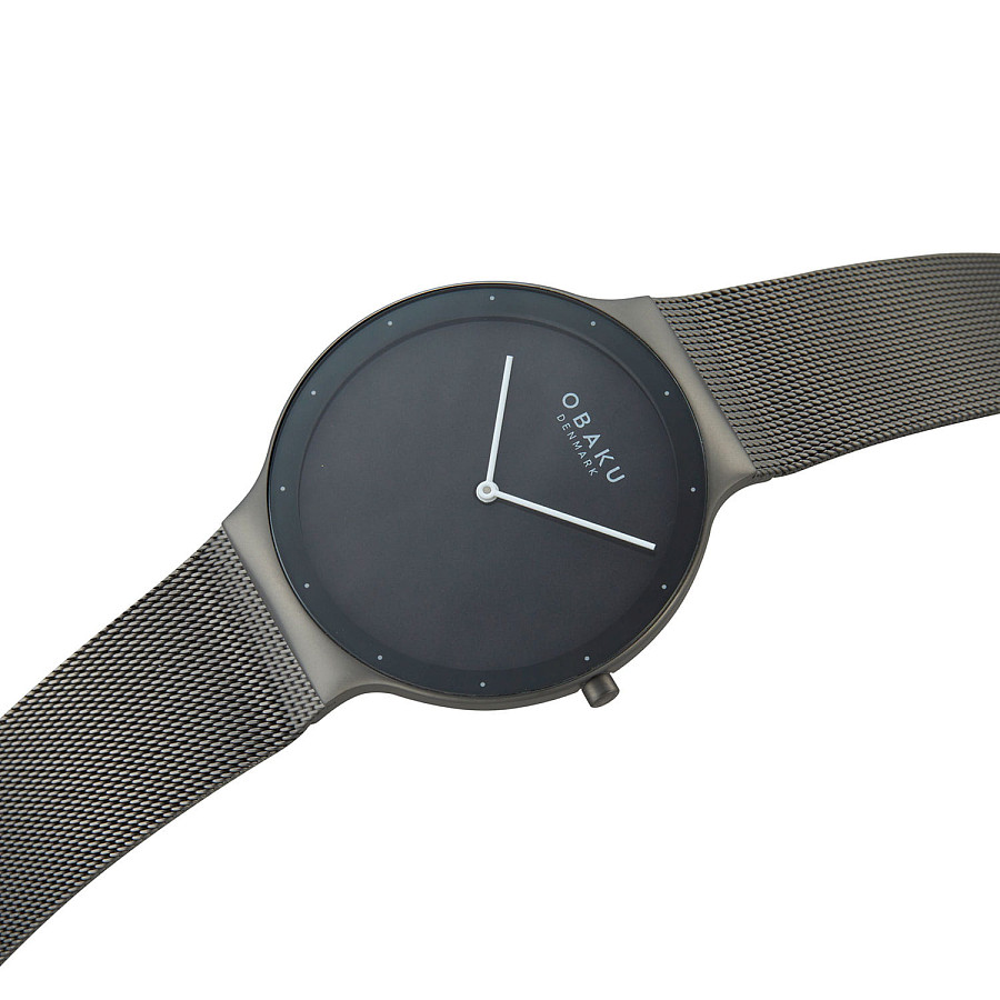 Часы Obaku Ultra Slim V307GXUUMU — металл сталь, Дания