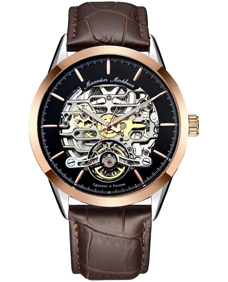 Часы Михаил Москвин Elegance 1503L-7 — мужские, черный