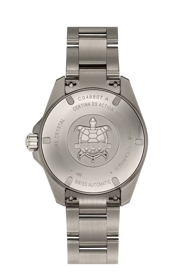 Часы Certina DS Action Diver C048.807.44.081.00 — черный, титан