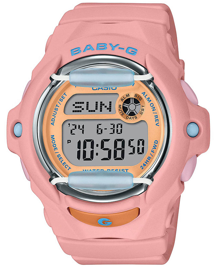 Часы Casio Baby-G BG-169PB-4 — женские, оранжевый