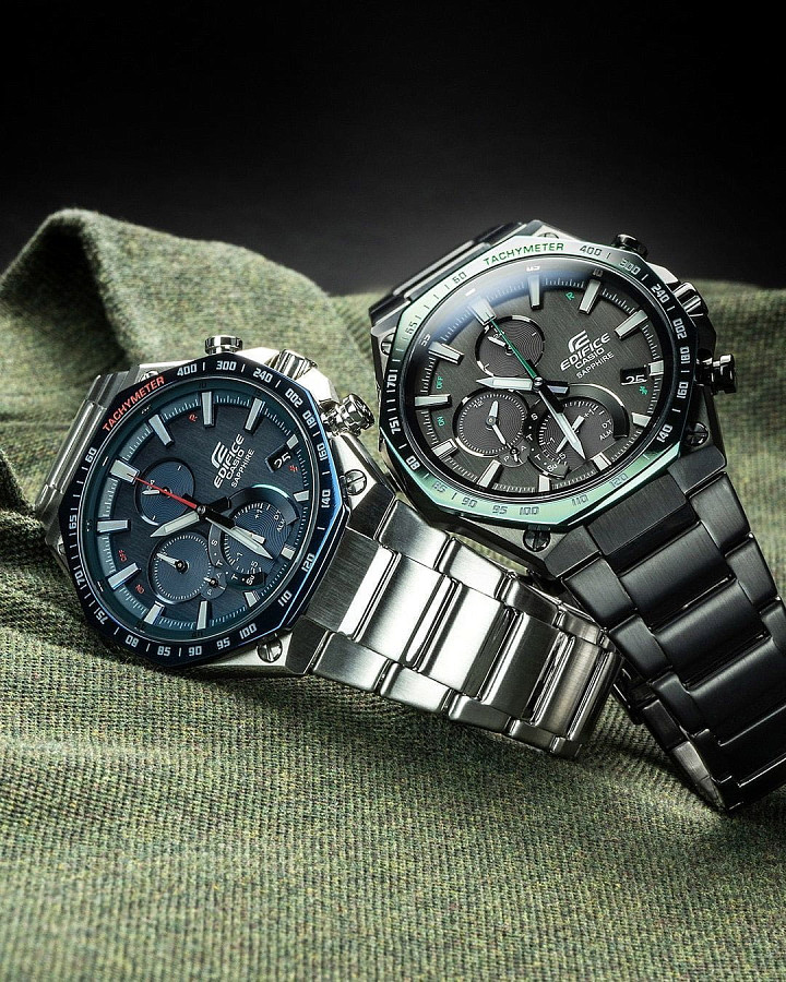 Часы Casio Edifice EQB-1100XDB-2A — нержавеющая сталь, мужские