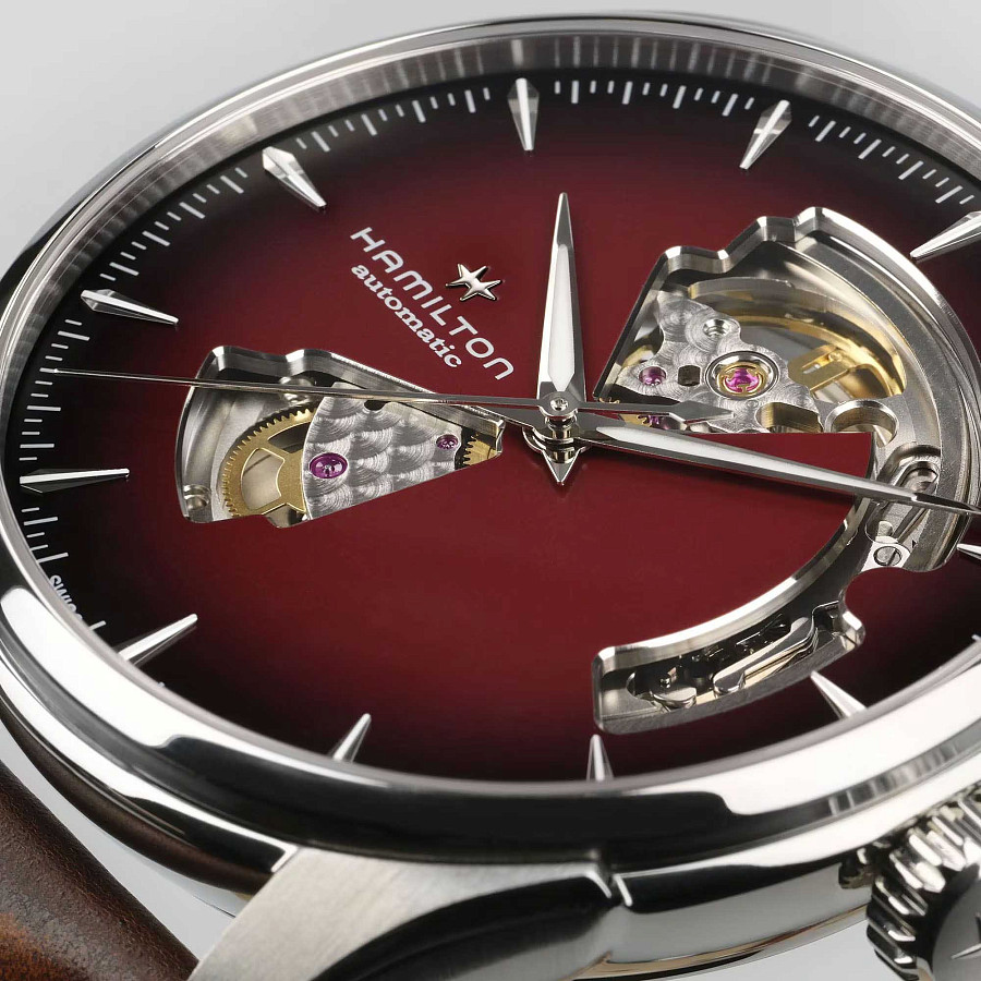 Часы Hamilton Jazzmaster Open Heart Auto H32675570 — сталь металл, Швейцария