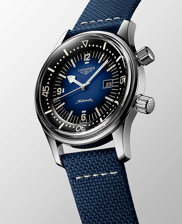 Часы Longines Legend Diver L3.374.4.90.2 — сталь металл, Швейцария
