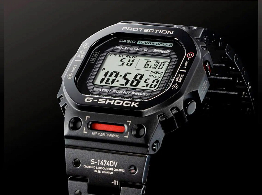 Часы Casio G-Shock GMW-B5000TVA-1 — титан металл, Япония