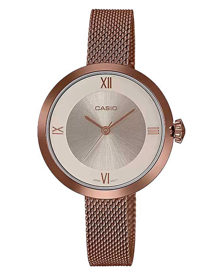 Часы Casio Collection LTP-E154MR-9A — женские, золотой