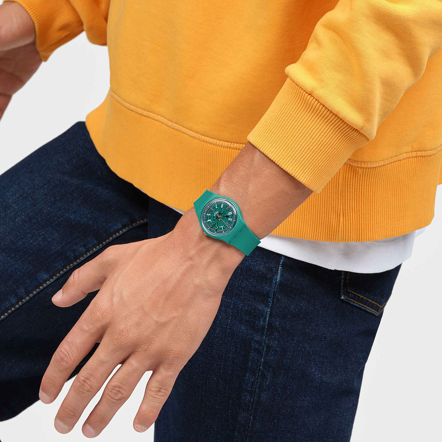 Часы Swatch Gent Biosourced Standard SO28G108 — пластик, Швейцария