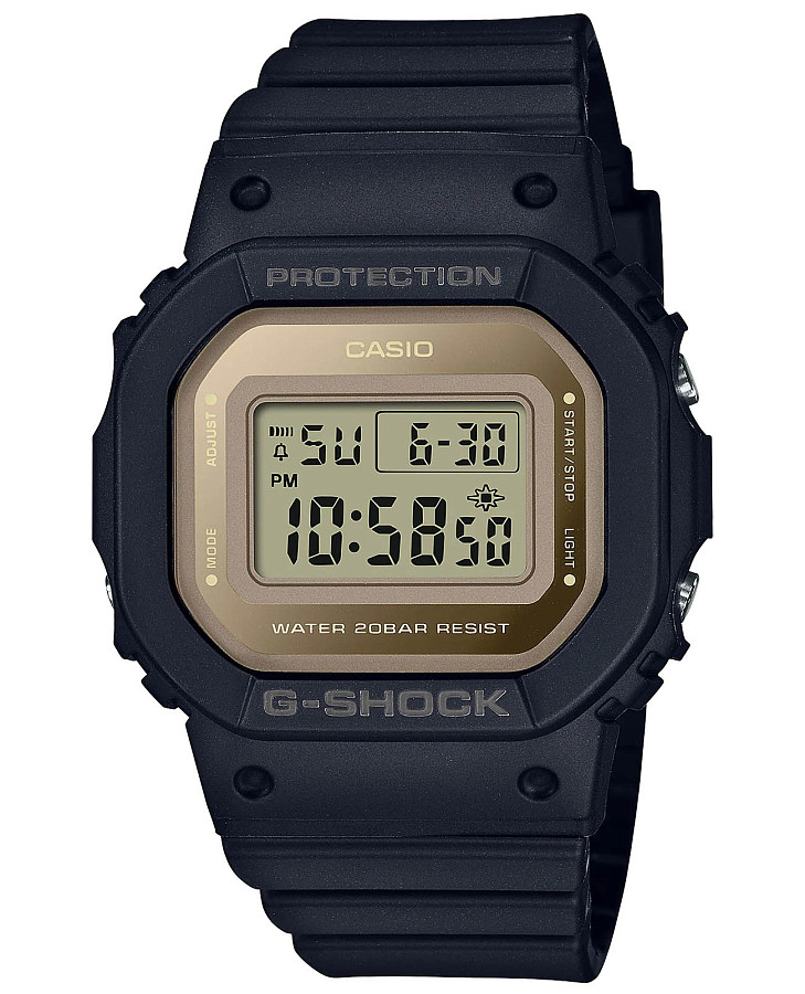 Часы Casio G-Shock GMD-S5600-1 — мужские, золотой