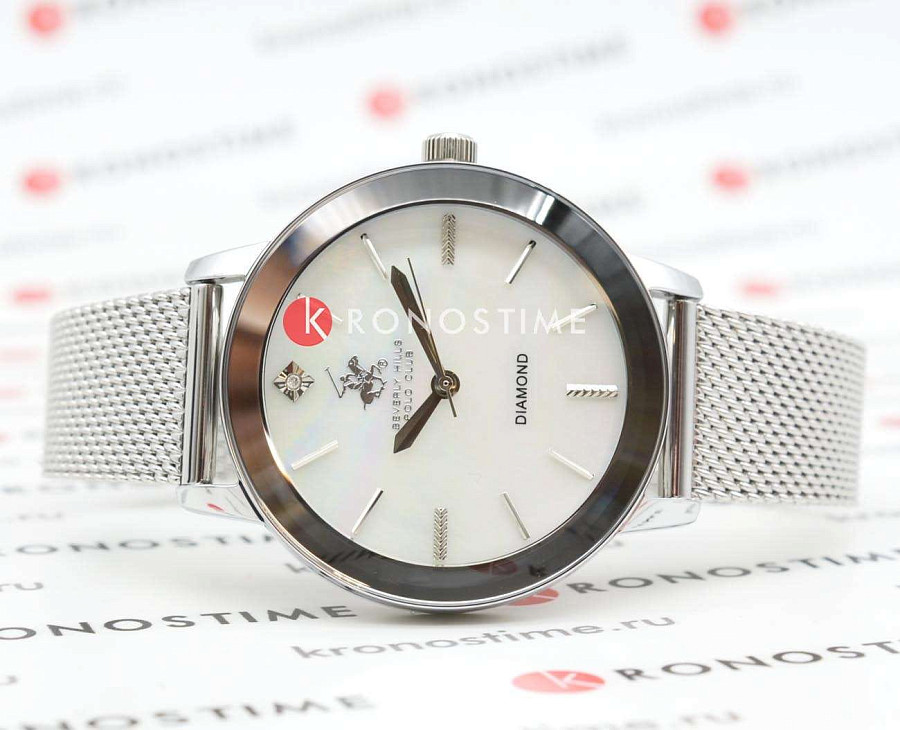 Часы Beverly Hills Polo Club BP3734C.320 — кварцевые, металл сталь