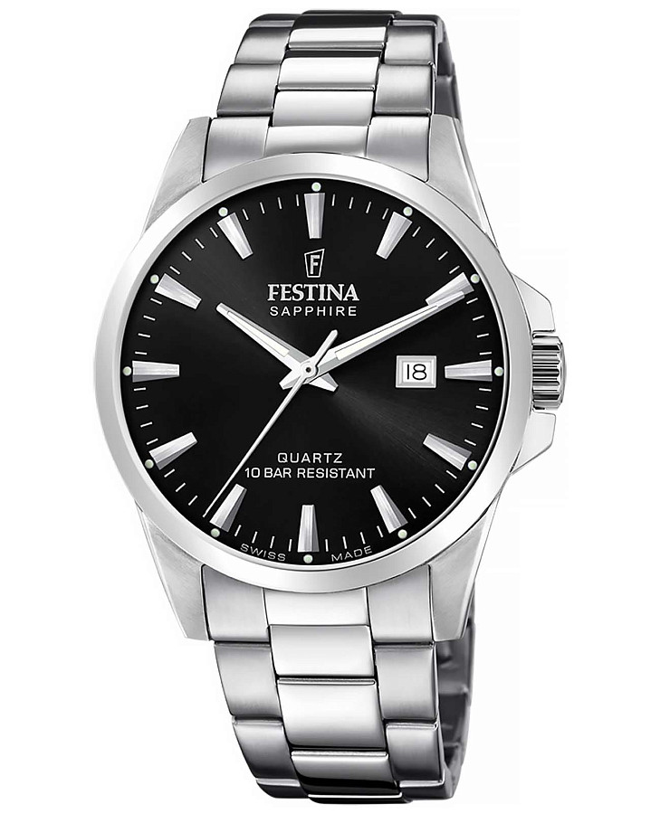Часы Festina Swiss Made F20024/4 — мужские, черный