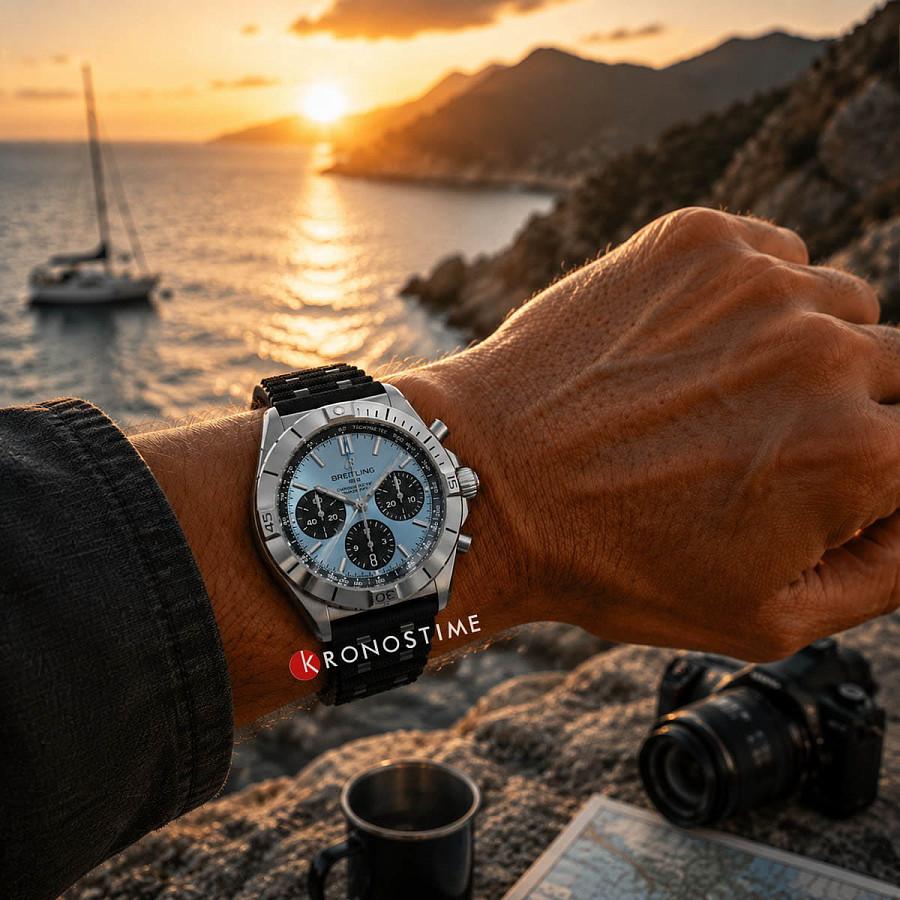 Часы Breitling Chronomat B01 Chronograph 42 mm PB0158101C1S1 — Швейцария, механические