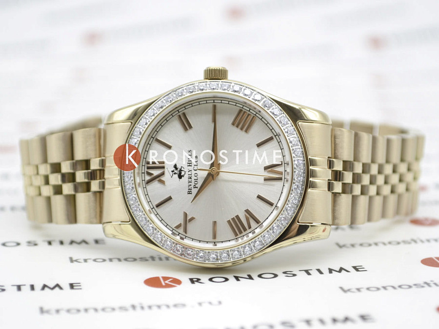 Часы Beverly Hills Polo Club BP3383C.430 — нержавеющая сталь с ip-покрытием, женские