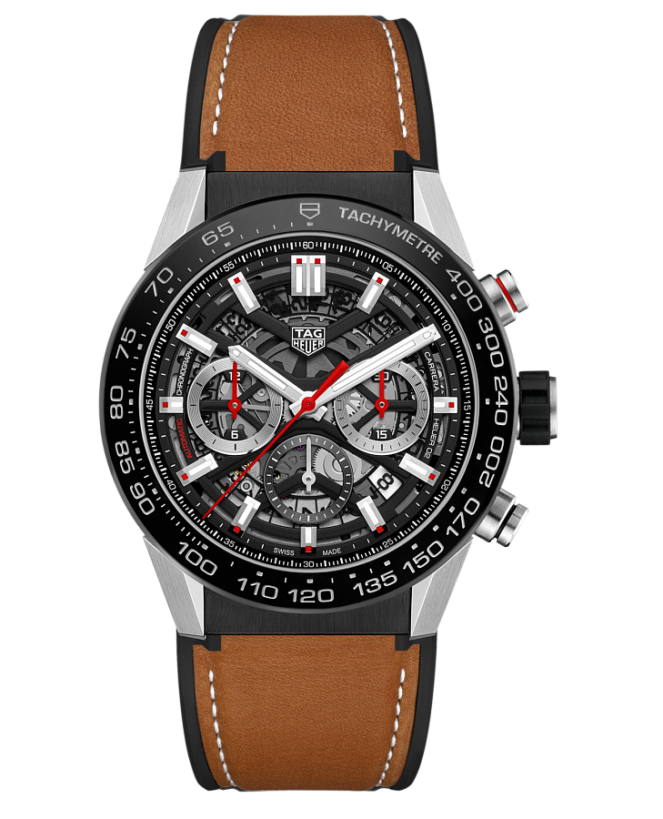 Часы TAG Heuer Carrera CBG2A10.FT6169 — мужские, черный
