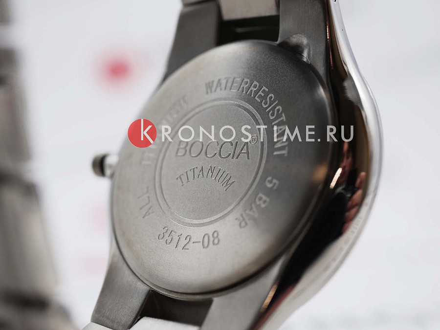 Часы Boccia Titanium Circle-Oval 3512-08 — артикул 3512-08, мужские