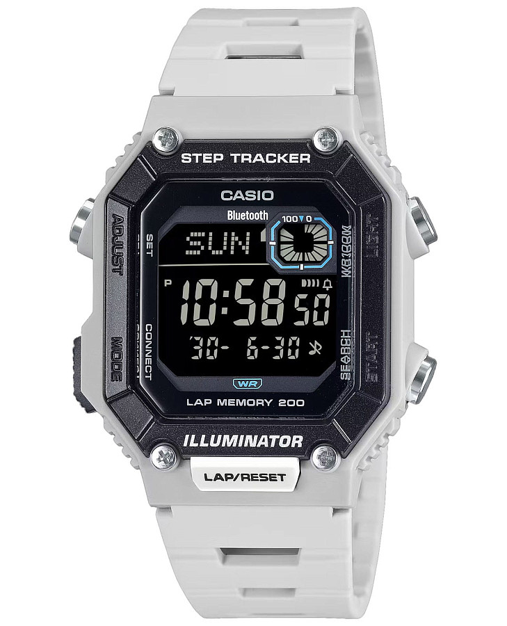 Часы Casio Collection WS-B1000-8BVDF (WS-B1000-8B) — мужские