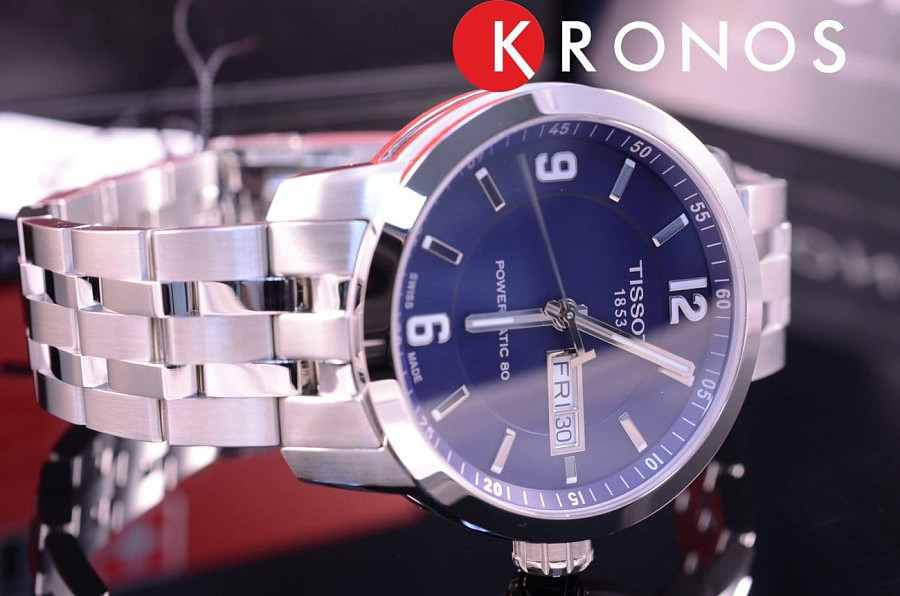 Часы Tissot PRC 200 Powermatic 80 T055.430.11.047.00 — механические, сталь
